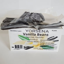 Load image into Gallery viewer, Madagascar Vanilla Beans Grade A , planifolia 15 pods