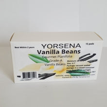 Load image into Gallery viewer, Madagascar Vanilla Beans Grade A , planifolia 15 pods