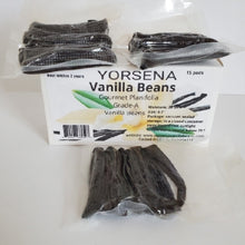 Load image into Gallery viewer, Madagascar Vanilla Beans Grade A , planifolia 15 pods