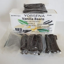 Load image into Gallery viewer, Madagascar Vanilla Beans Grade A , planifolia 20 pods