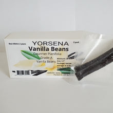 Load image into Gallery viewer, Vanilla beans planifolia Grade-A 2 pods