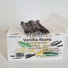 Load image into Gallery viewer, Vanilla beans planifolia Grade-A 5 pods