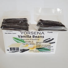 Load image into Gallery viewer, Vanilla beans planifolia Grade-A 10 pods