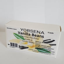 Load image into Gallery viewer, Vanilla beans planifolia Grade-A 15 pods