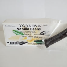 Load image into Gallery viewer, Madagascar Vanilla Beans Grade A , planifolia 2 pods
