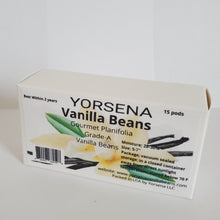 Load image into Gallery viewer, Madagascar Vanilla Beans Grade A , planifolia 15 pods
