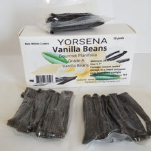 Load image into Gallery viewer, Madagascar Vanilla Beans Grade A , planifolia 15 pods
