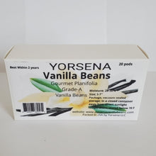 Load image into Gallery viewer, Madagascar Vanilla Beans Grade A , planifolia 20 pods
