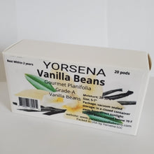 Load image into Gallery viewer, Madagascar Vanilla Beans Grade A , planifolia 20 pods
